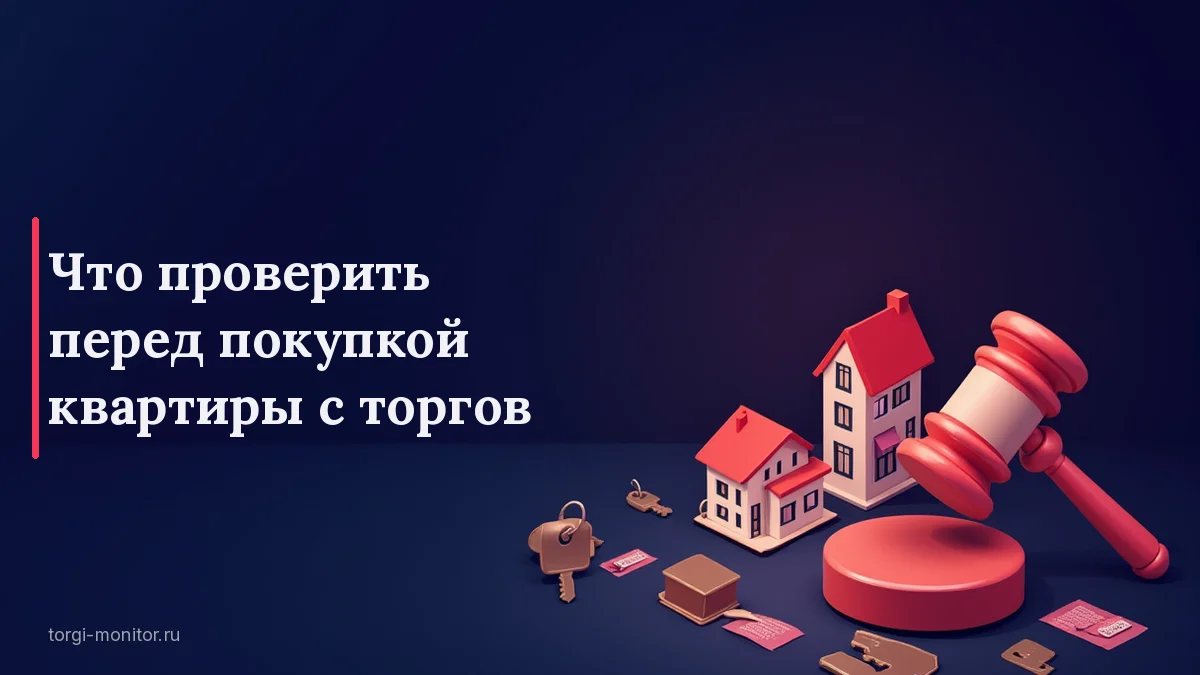 Что проверить перед покупкой квартиры с торгов