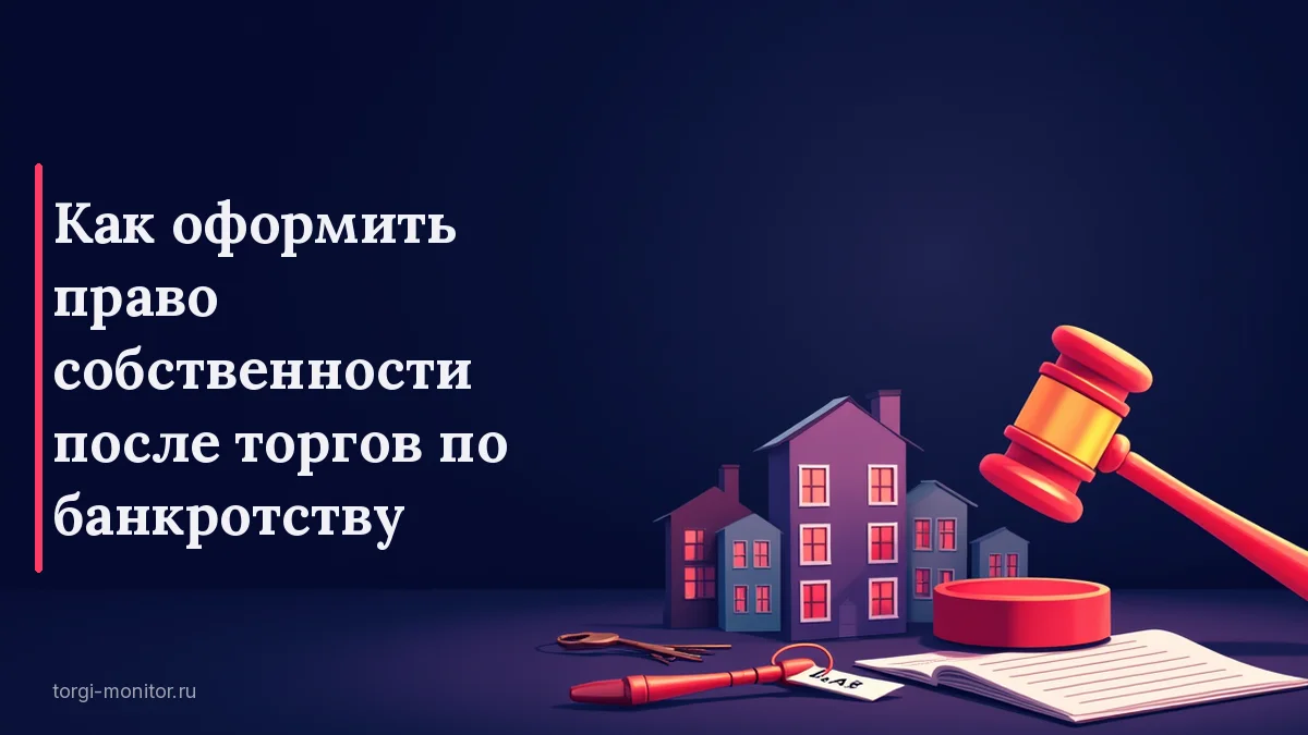 Как оформить право собственности после торгов по банкротству