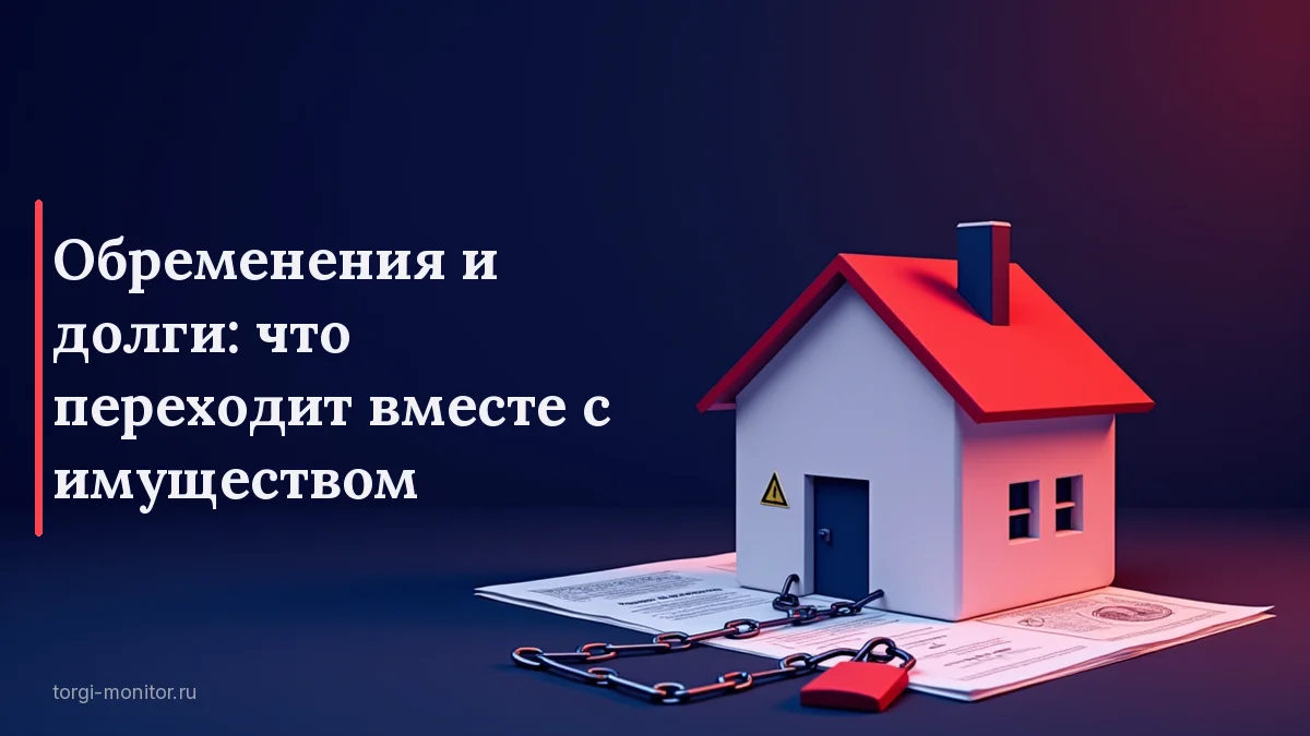 Обременения и долги: что переходит вместе с имуществом с торгов