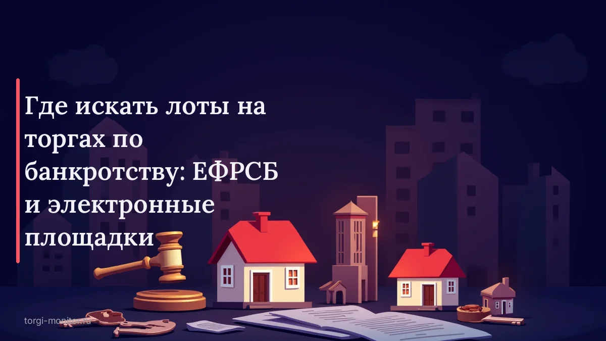 Где искать лоты на торгах по банкротству: ЕФРСБ и электронные площадки