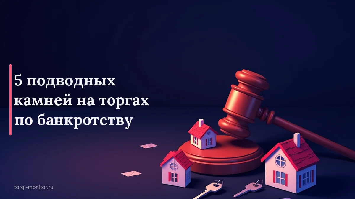 5 подводных камней на торгах по банкротству